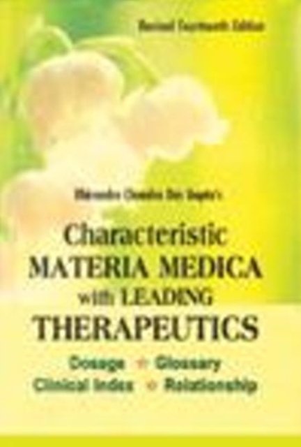 Characteristic Materia Medica with Leading Therapeutics, Hardback Book