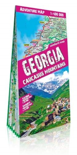 terraQuest Adventure Map Georgia, Sheet map Book