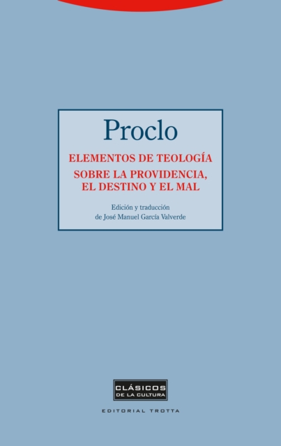 Elementos de teologia. Sobre la providencia, el destino y el mal, EPUB eBook