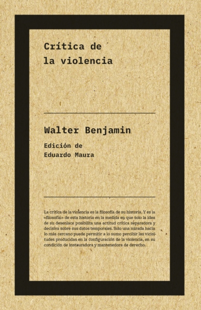 Critica de la violencia (NE), EPUB eBook