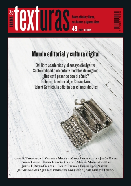 Texturas 49: Mundo editorial y cultura digital, EPUB eBook