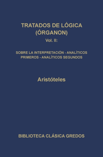 Tratados de logica (Organon) II, EPUB eBook