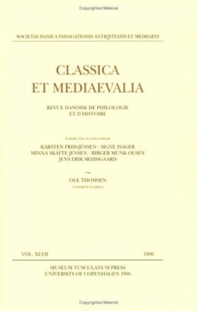 Classica et Mediaevalia vol. 47, Paperback / softback Book