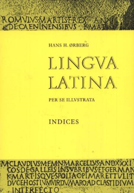 Lingva Latina per se Illvstrata : Indices, Paperback Book