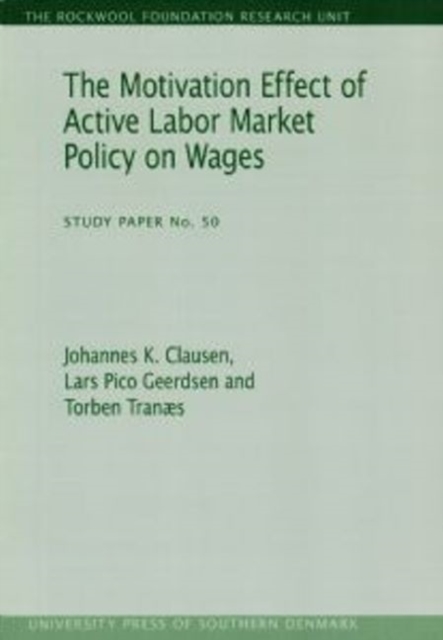 Motivation Effect of Active Labor Market Policy on Wages, Paperback / softback Book