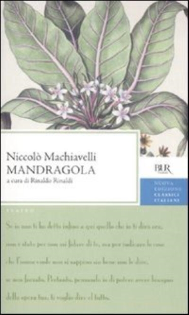 La mandragola, Paperback / softback Book