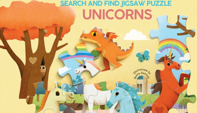 Unicorns: Search and Find Jigsaw Puzzle, Board book Book