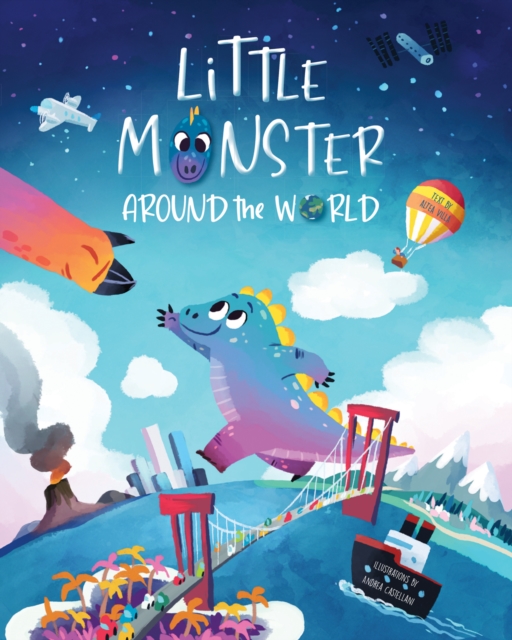 Little Monster Around the World, Hardback Book
