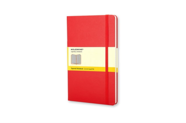Moleskine Large Squared Hardcover Notebook Red, Notebook / blank book Book
