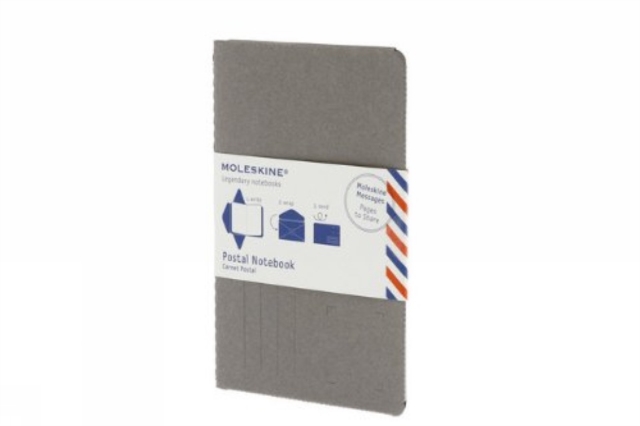 Moleskine Postal Notebook - Pocket Pebble Gray, Notebook / blank book Book