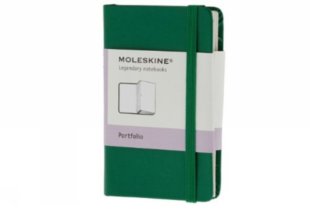 Moleskine Oxide Green Extra Small Portfolio Hard, Notebook / blank book Book