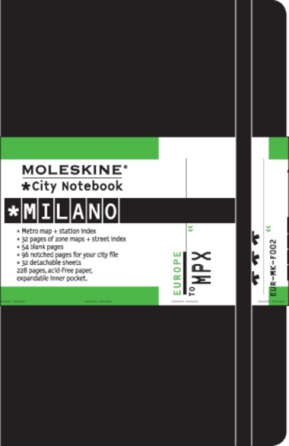 City Notebook Milan, Notebook / blank book Book