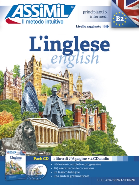 L'Inglese (Book & 4 CDs) : Methode d'anglais pour Italiens, Mixed media product Book