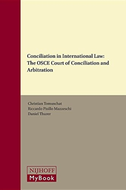 Conciliation in International Law, Hardback Book