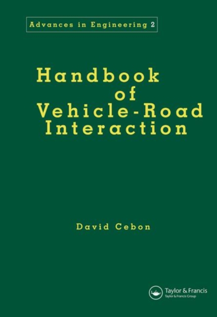 Handbook of Vehicle-Road Interaction, Hardback Book