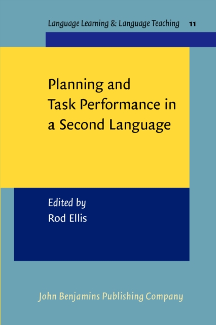 Planning and Task Performance in a Second Language, Paperback / softback Book