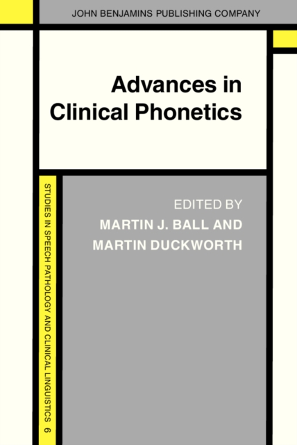Advances in Clinical Phonetics, PDF eBook