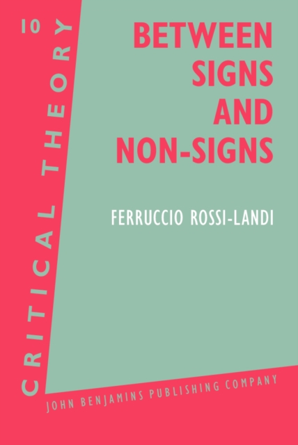 Between Signs and Non-Signs, PDF eBook
