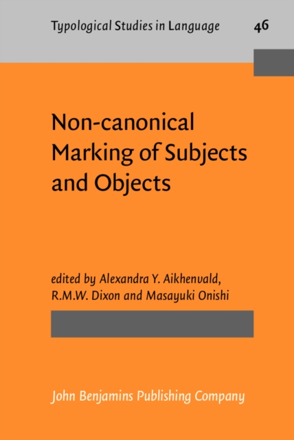 Non-canonical Marking of Subjects and Objects, PDF eBook