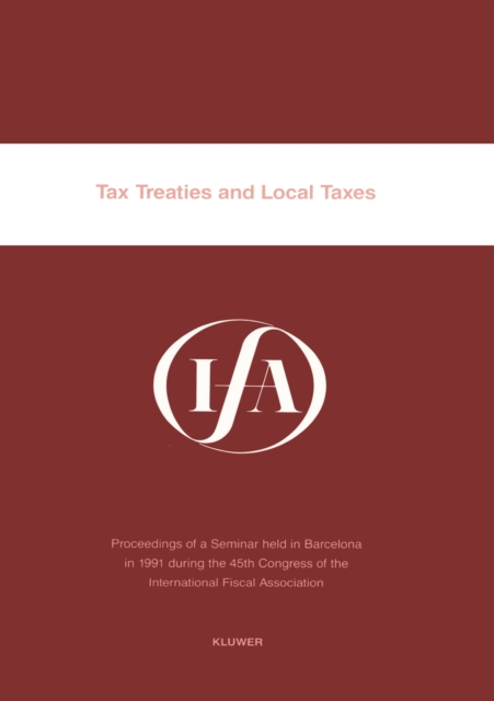 Tax Treaties and Local Taxes, PDF eBook