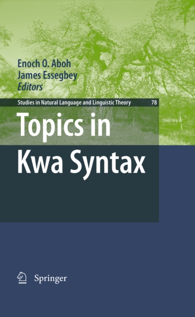 Topics in Kwa Syntax, PDF eBook