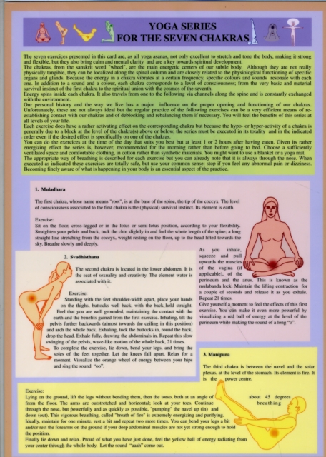 Yoga Series for the Seven Chakras -- A4, Poster Book