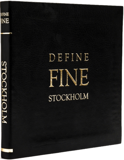 Define Fine City Guide Stockholm, Leather / fine binding Book