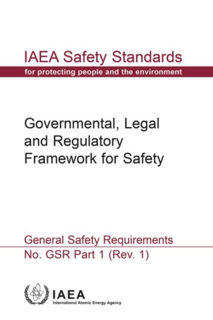 Governmental, Legal and Regulatory Framework for Safety, Paperback / softback Book