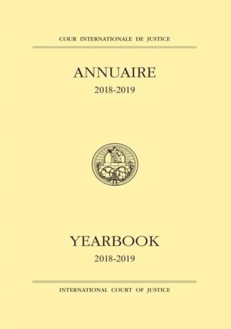 Yearbook of the International Court of Justice 2018-2019, Paperback / softback Book