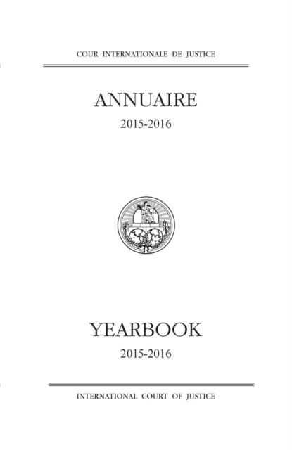 Yearbook of the International Court of Justice 2015-2016, Paperback / softback Book