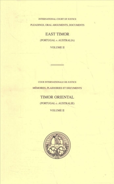Case concerning East Timor : (Portugal v. Australia), Paperback / softback Book