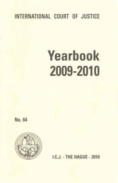 Yearbook of the International Court of Justice 2009-2010, Paperback / softback Book