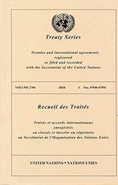 Treaty Series 2704, Paperback / softback Book