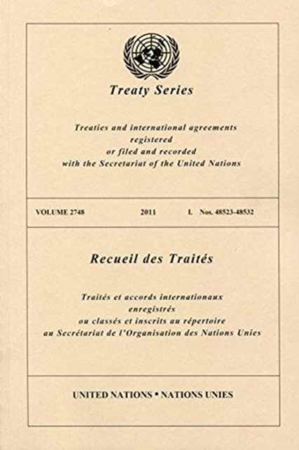 Treaty Series 2748, Paperback / softback Book