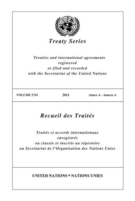 Treaty Series 2763 (English/French Edition), Paperback / softback Book