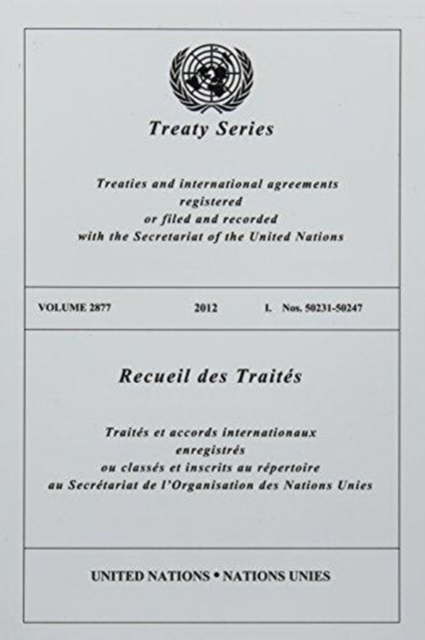 Treaty Series 2877 (English/French Edition), Paperback / softback Book
