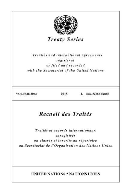 Treaty Series 3062 (English/French Edition), Paperback / softback Book