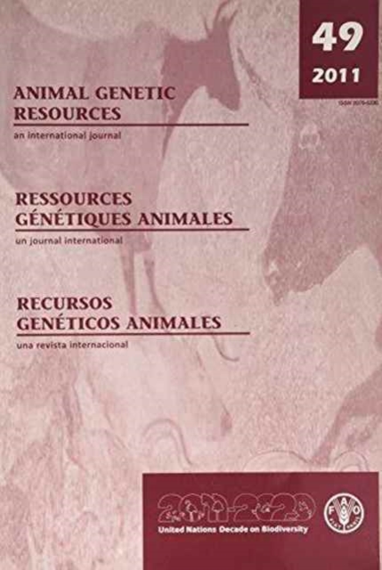 Animal Genetic Resources : Volume 49, Paperback / softback Book