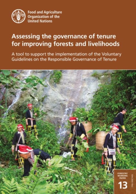 Assessing the governance of tenure for improving forests and livelihoods : a tool to support the implementation of the voluntary guidelines on the responsible governance of tenure, Paperback / softback Book