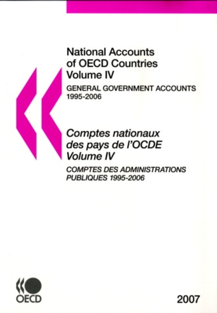 National Accounts of OECD Countries 2007, Volume IV, General Government Accounts, PDF eBook