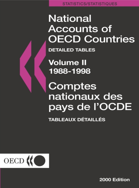 National Accounts of OECD Countries 2000, Volume II, Detailed Tables, PDF eBook