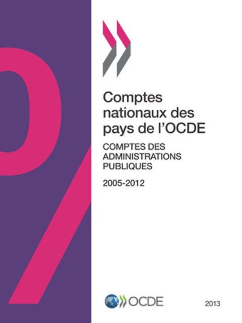 Comptes nationaux des pays de l'OCDE, Comptes des administrations publiques 2013, PDF eBook