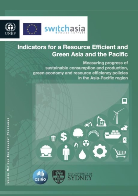 Indicators for a resource efficient and green Asia and the Pacific : measuring progress of sustainable consumption and production, green economy and resource efficiency policies in the Asia-Pacific re, Paperback / softback Book