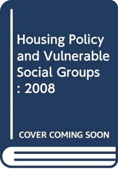Housing Policy and Vulnerable Social Groups, Paperback / softback Book