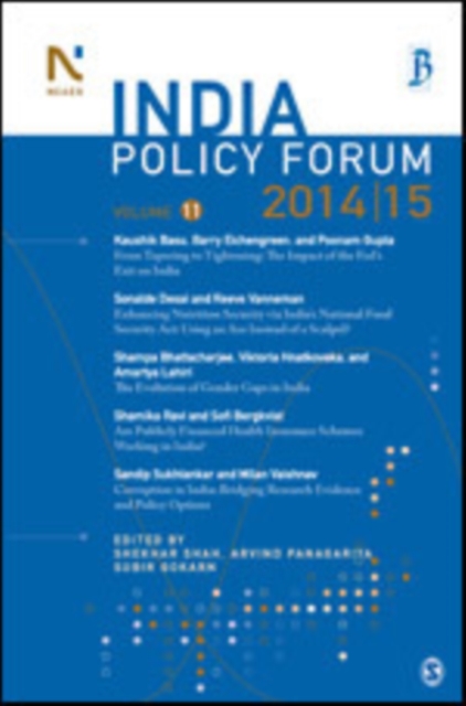 India Policy Forum 2014-15 : Volume 11, Paperback / softback Book