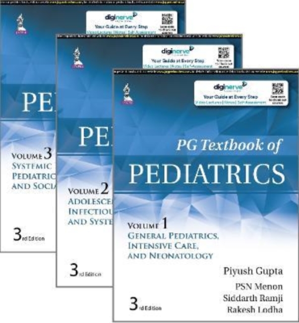 PG Textbook of Pediatrics : Three Volume Set, Hardback Book