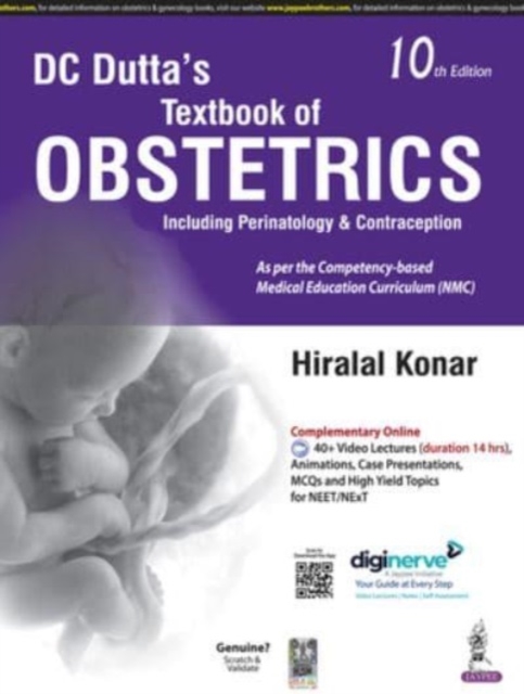 DC Dutta's Textbook of Obstetrics : Including Perinatology & Contraception, Paperback / softback Book