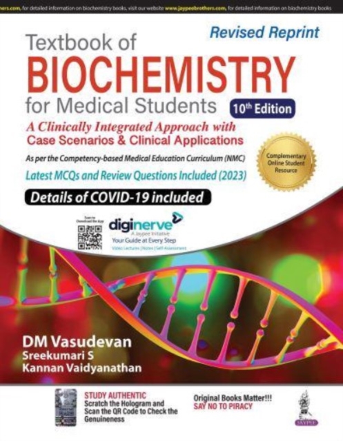 Textbook of Biochemistry for Medical Students, Paperback / softback Book