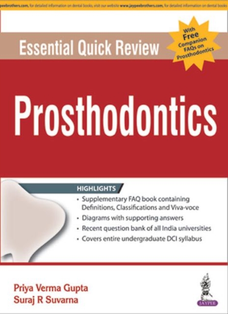 Essential Quick Review: Prosthodontics, Paperback / softback Book