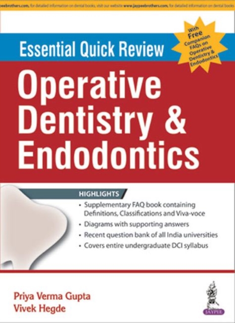 Essential Quick Review: Operative Dentistry & Endodontics, Paperback / softback Book